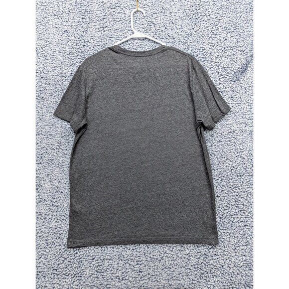 Lucky Brand Shirt Mens Medium Casual Lightweight Preppy City College Grunge Gray - Picture 2 of 11